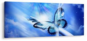 Obraz - Motýľ, symbol nádeje (120x50 cm)