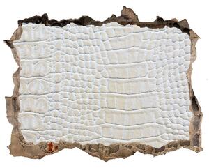 Díra 3D fototapeta na stěnu Krokodílej kože