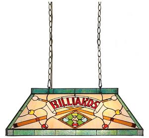 Prezent 1715 - Luster na reťazi TIFFANY BILLIARD 3xE27/60W/230V