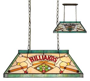 Prezent 1715 - Luster na reťazi TIFFANY BILLIARD 3xE27/60W/230V
