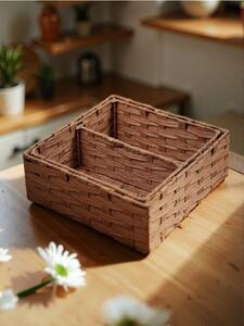 Sinsay - Úložný box 3 balení - hnedá