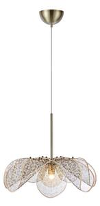 Markslöjd 109169 - Závesné svietidlo STYRKA na kábli 1xE27/40W/230V priemer 63 cm béžové