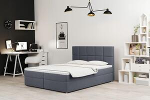 Čalúnená posteľ s úložným priestorom MAGDALA - 180x200, šedá