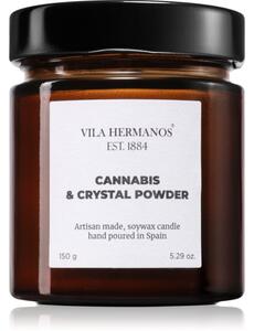 Vila Hermanos Apothecary Cannabis & Crystal Powder vonná sviečka 150 g