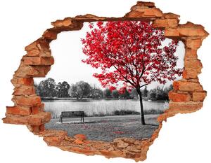 Diera 3D foto tapeta nálepka Red tree nd-c-76838967