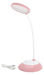 LED Stmievateľná nabíjacia stolná lampa VISUA LED/5W/5V 3000-5000K ružová