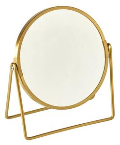 Blancheporte Obojstranné otočné kozmetické zrkadlo zlatá
