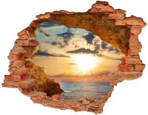 Nálepka 3D diera na stenu Grotto sea nd-c-62368533
