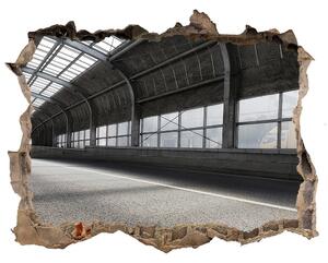 Fototapeta díra na zeď 3D Cestného tunela nd-k-81367469
