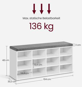 Botník so sedením LHS012W14