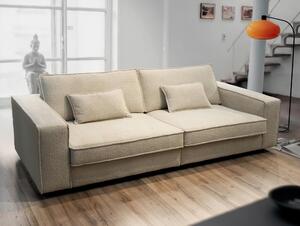 VEĽKÁ POHOVKA, plast, textil, kompozitné drevo, béžová Livetastic - Sedačky, Online Only