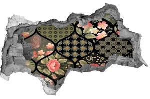 Fototapeta diera na stenu 3D Kvetinový vzor nd-b-94317778