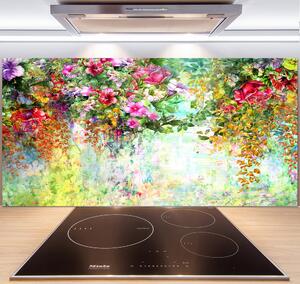 Panel do kuchyne Farebné kvety pl-pksh-140x70-f-120811758