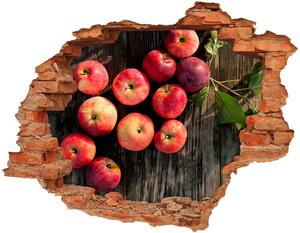 Diera 3D fototapeta nálepka Jablká na stole nd-c-121264819