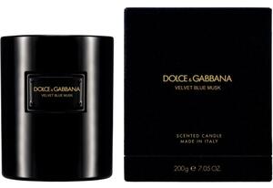 Dolce&Gabbana Velvet Blue Musk Scented Candle vonná sviečka 200 g