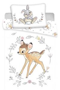 Jerry Fabrics Detské bavlnené obliečky – Bambi Circle 140x200/70x90 cm