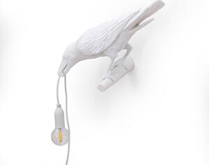 Nástenné LED svetlo Bird Lamp, pohľad vľavo, biela