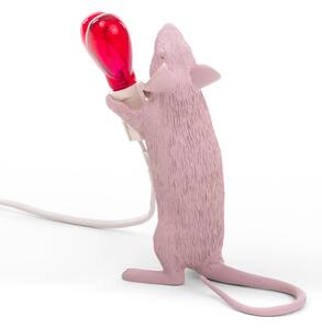 Stolová LED lampa Mouse Lamp USB Valentine biela