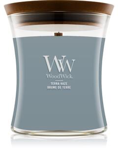 Woodwick Terra Haze vonná sviečka s dreveným knotom 275 g