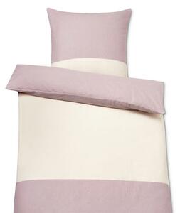 Flanelová posteľná bielizeň, ružová, dvojlôžko