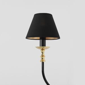 Aldex ROMA | čierna elegantná nástenná lampa