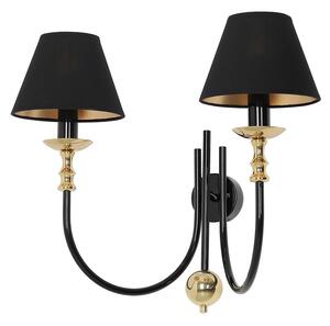 Aldex ROMA 2 | čierna elegantná nástenná lampa