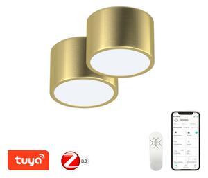 RONDATE SADA | IMMAX NEO | Zlaté smart LED stropné svietidlo
