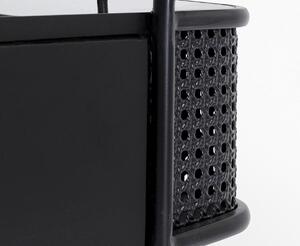 Fence konzolový stolík čierny 120x80 cm