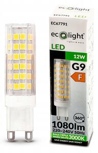 LED žiarovka - G9 - 12W - teplá biela