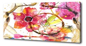 Moderný obraz canvas na ráme Kvetinový vzor