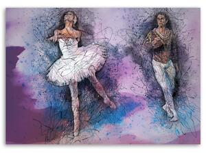 Obraz na plátne Pár tancujúci balet Rozmery: 60 x 40 cm