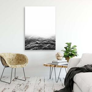Obraz na plátne Sivé vlny Rozmery: 40 x 60 cm
