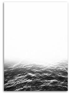Obraz na plátne Sivé vlny Rozmery: 40 x 60 cm
