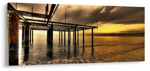 Obraz - Architektúra pri pobreží (120x50 cm)