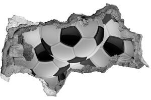 Fototapeta diera na stenu 3D Futbal nd-b-65189823