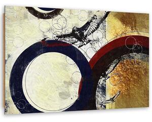 Gario Obraz Hnedá abstrakcia Veľkosť: 120 x 80 cm, Prevedenie: Panelový obraz