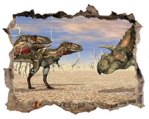 Díra 3D fototapeta nálepka Dinosaury nd-k-119267446