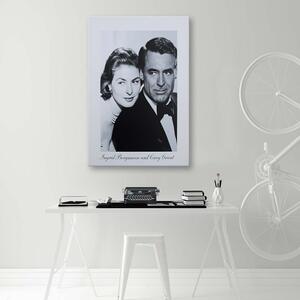 Obraz na plátne Ingrid Bergmann a Cary Grant Rozmery: 40 x 60 cm