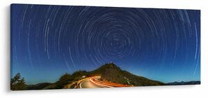 Obraz rotujúcich hviezd (120x50 cm)