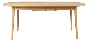 Rozkladací jedálenský stôl s prídavnou doskou v dubovom dekore 90x180 cm Twist – Zuiver