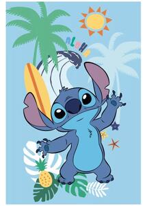 Detská fleecová deka Lilo & Stitch - motív Aloha - 100 x 150 cm