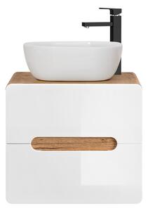Kúpeľňová skrinka s umývadlom ARUBA White U60/3 | 60 cm