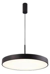 Moderný LED luster Marcello CCT 60 Cct čierna s diaľkovým ovládaním