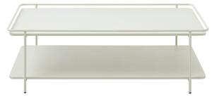 Svetlosivý kovový konferenčný stolík 55x110 cm Yuba – Unique Furniture