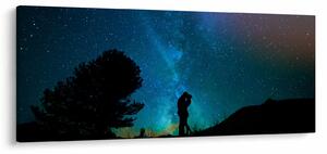 Obraz - Stretnutie pod hviezdami (120x50 cm)