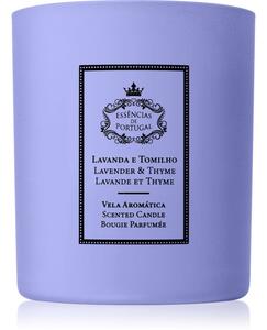 Essencias de Portugal + Saudade Natura Lavender & Thyme vonná sviečka 180 g