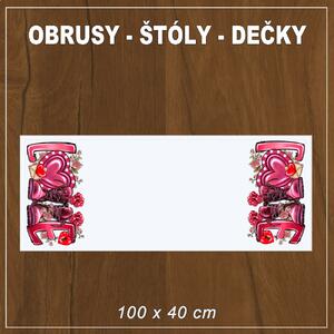 Obrus LOVE 1 100x40 cm