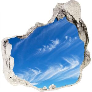Fototapeta diera na stenu 3D Modrá obloha nd-p-73766463