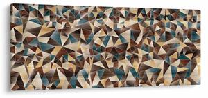 Obraz z trojuholníkov (120x50 cm)