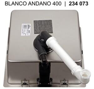 Nerezový drez Blanco Andano 400 IF InFino Nerez hodvábny lesk